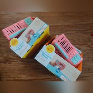 Lot Of 2 Sun SQUAD Light UP Volcano Bubble BLASTER W/ Bubbles